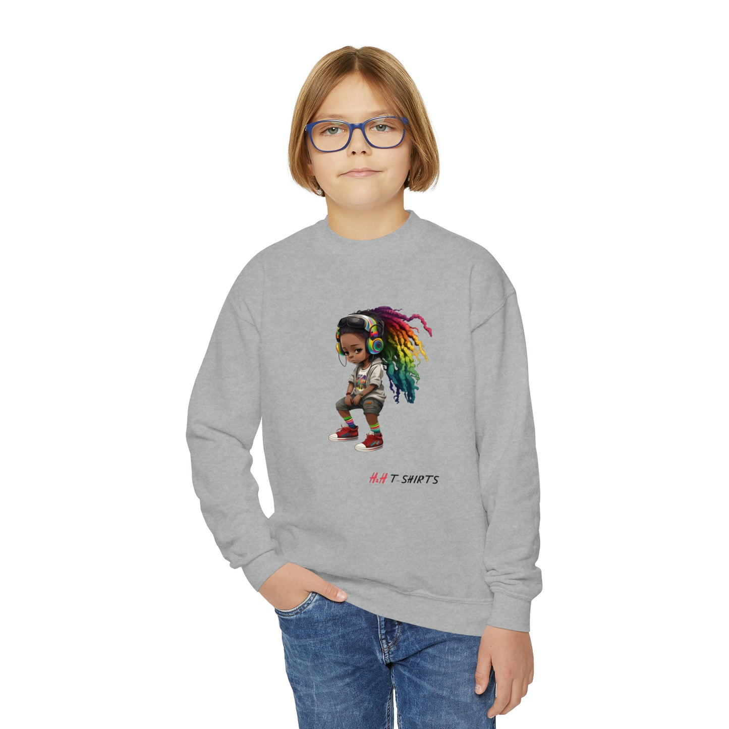 Street Girl Youth Crewneck Sweatshirt